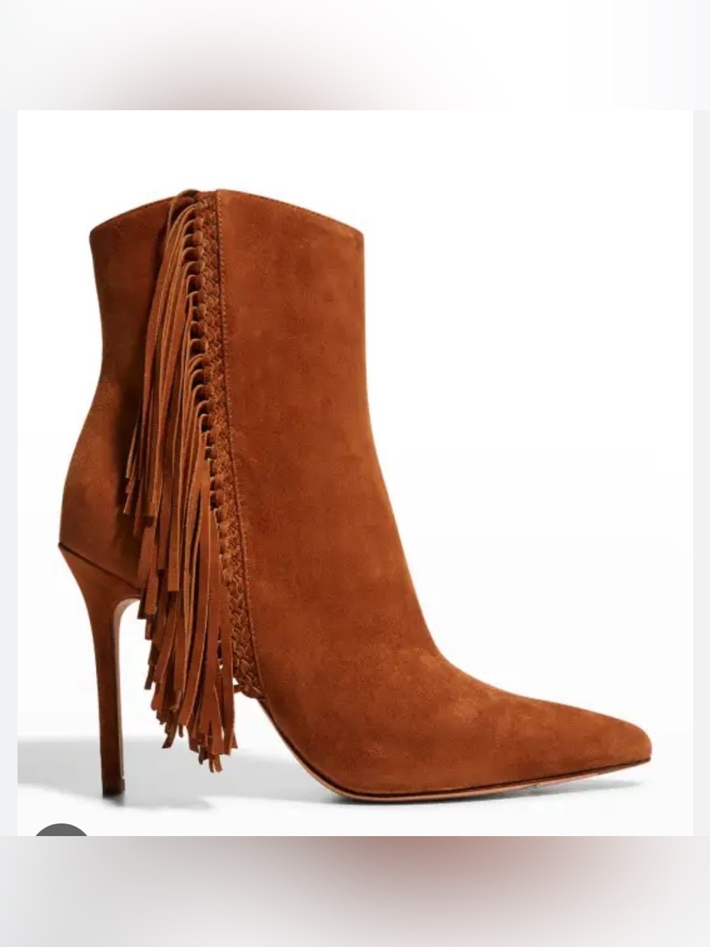 Veronica Beard
Nyomi Suede Fringe Stiletto Booties